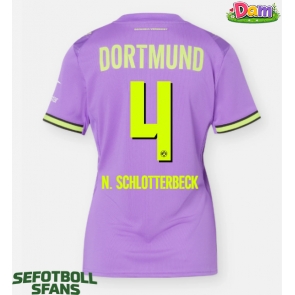 Borussia Dortmund Nico Schlotterbeck #4 Tredje Tröja Kvinnor 2026-27 Kortärmad